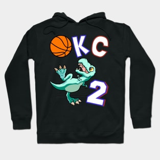 OKC Dinosaurs Basketball Squad Jersey #2 Hoodie